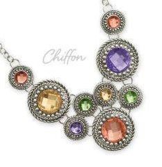 Chiffon Necklace - Matching Earrings Available